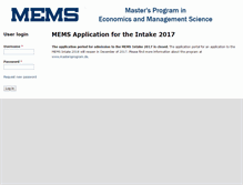 Tablet Screenshot of admission.mastersprogram.de