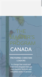 Mobile Screenshot of canada.mastersprogram.org