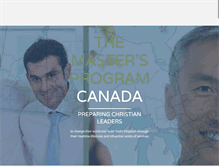Tablet Screenshot of canada.mastersprogram.org